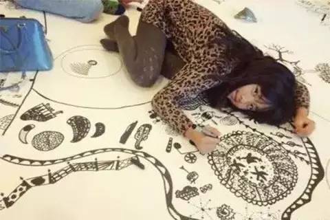 张艺谋女儿,赵薇女儿,李湘女儿,田亮女儿,学画画,学画画好吗